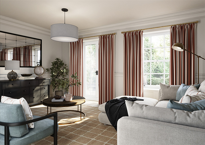 The British Stripe Co. Edgar, Teignbridge No.2 - Made to Measure Curtains - Image 7